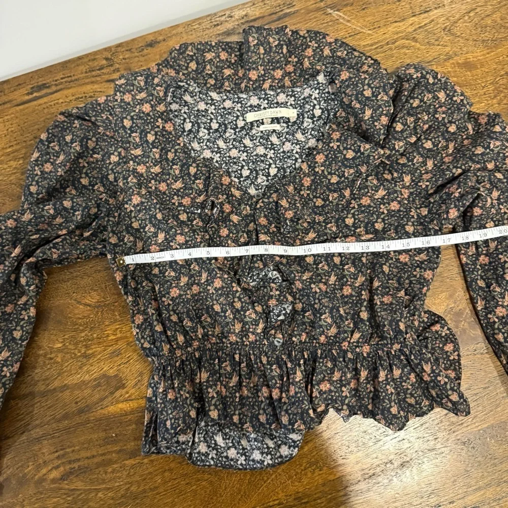 Christy Dawn The Genevieve Blouse Floral Puff Sleeve Top